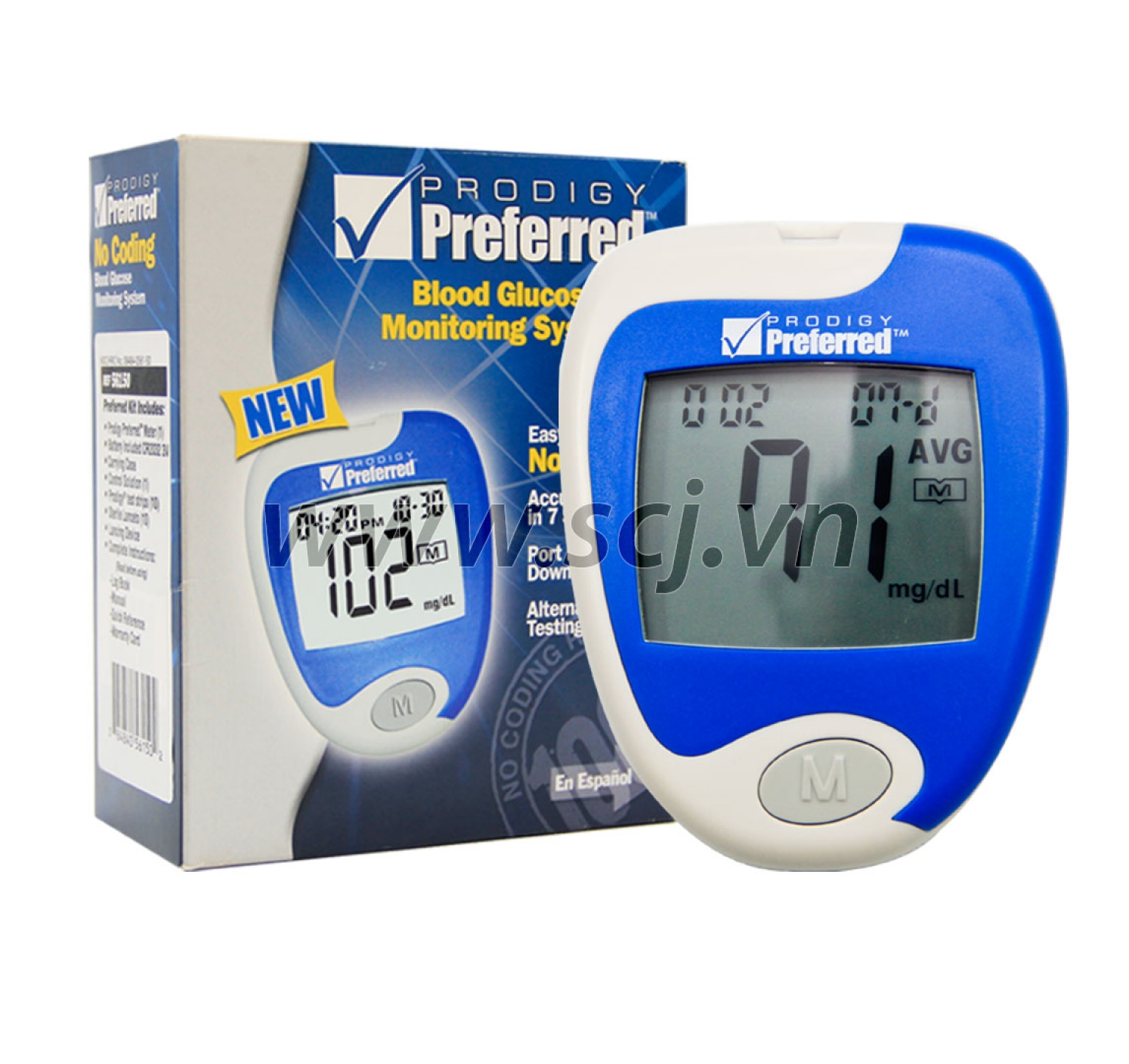Máy đo đường huyết prodigy Preferred